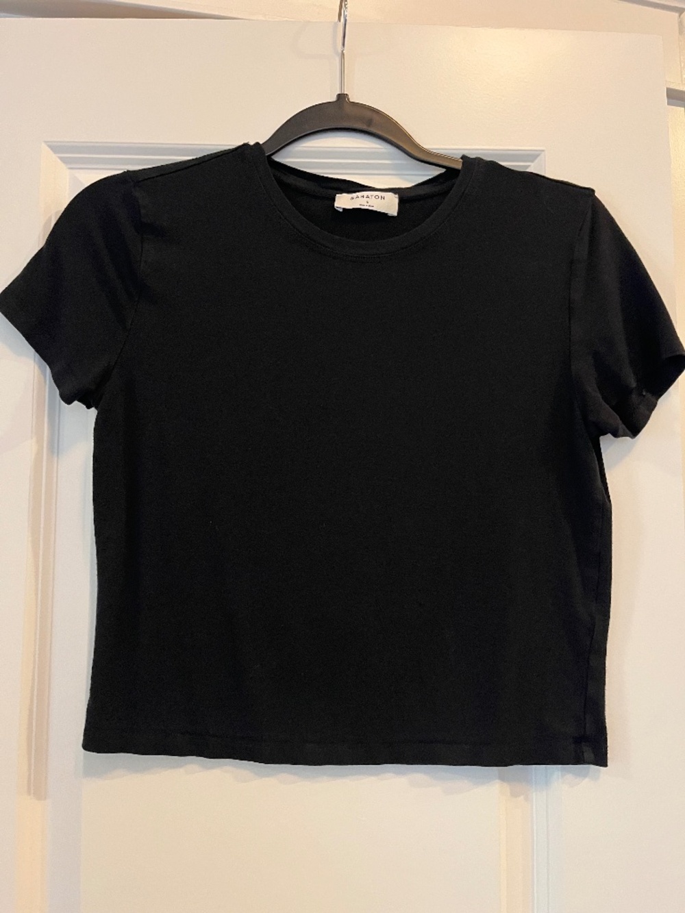 Babaton Baby Tee, Black, Small